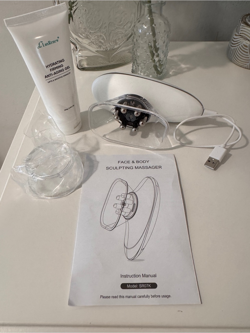 Facial & Body Sculpting Massager - White - Picture 1 of 9